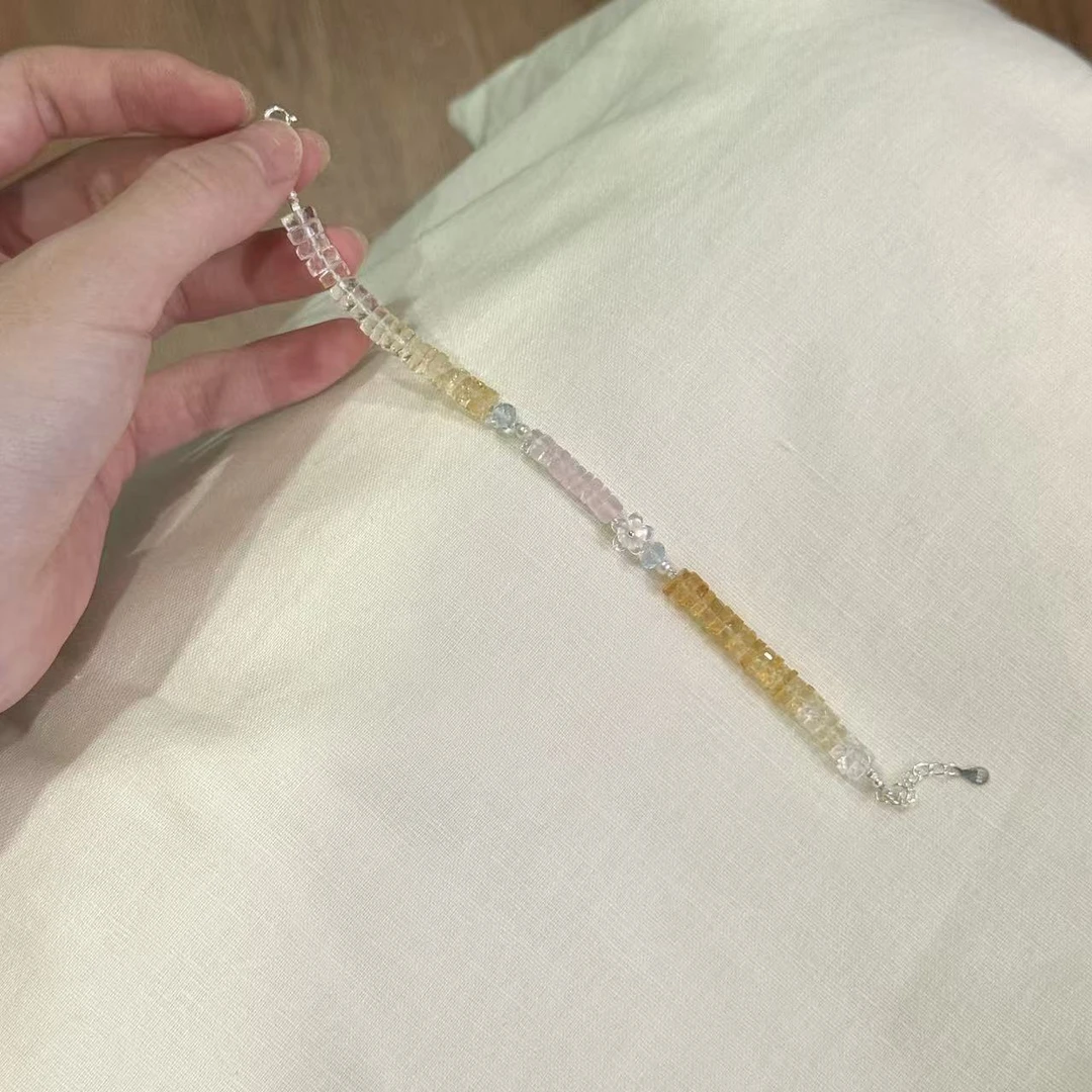 【金粉世家】水晶多宝海西切diy手链 多样性发一