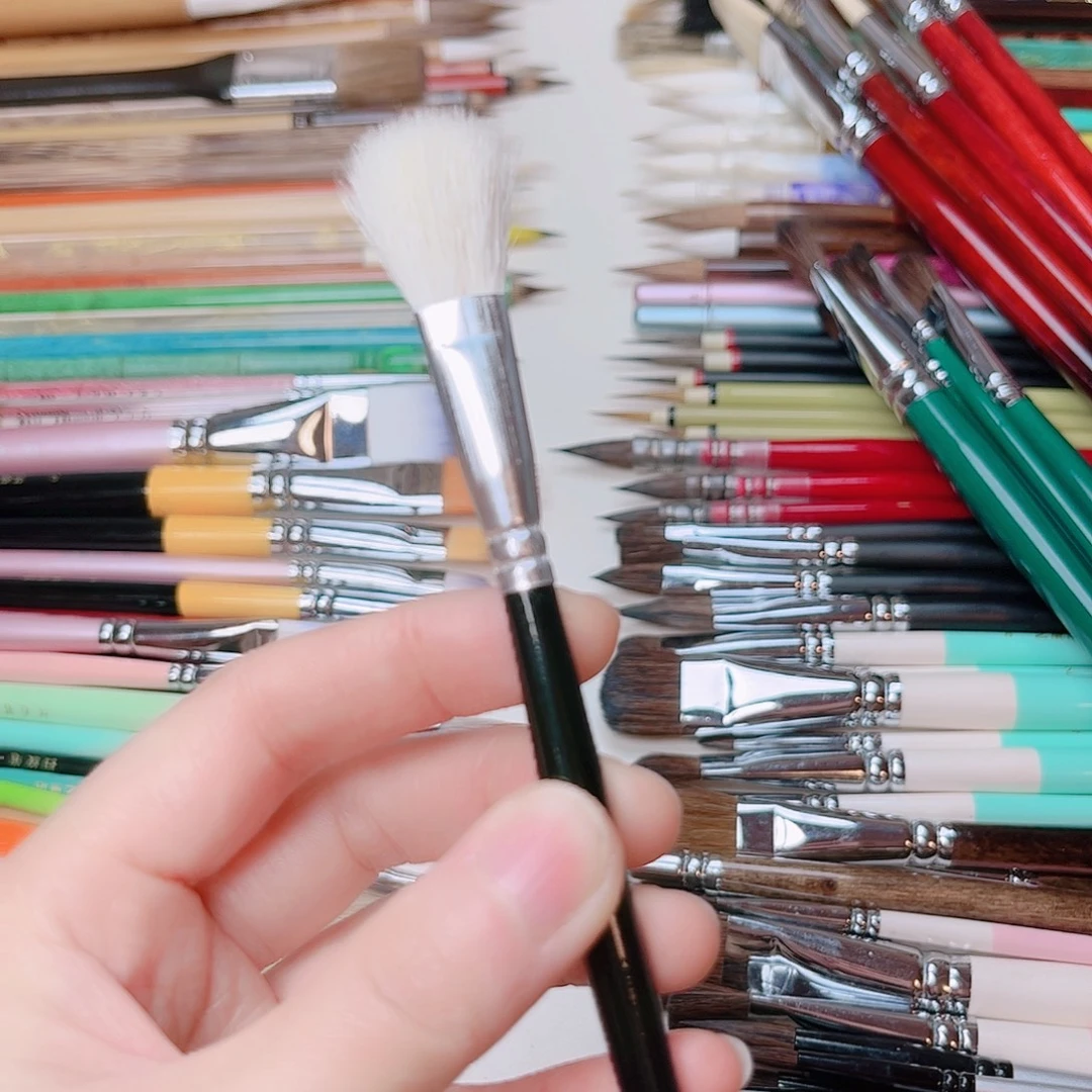 我***谁艺笔轩画笔组合2支