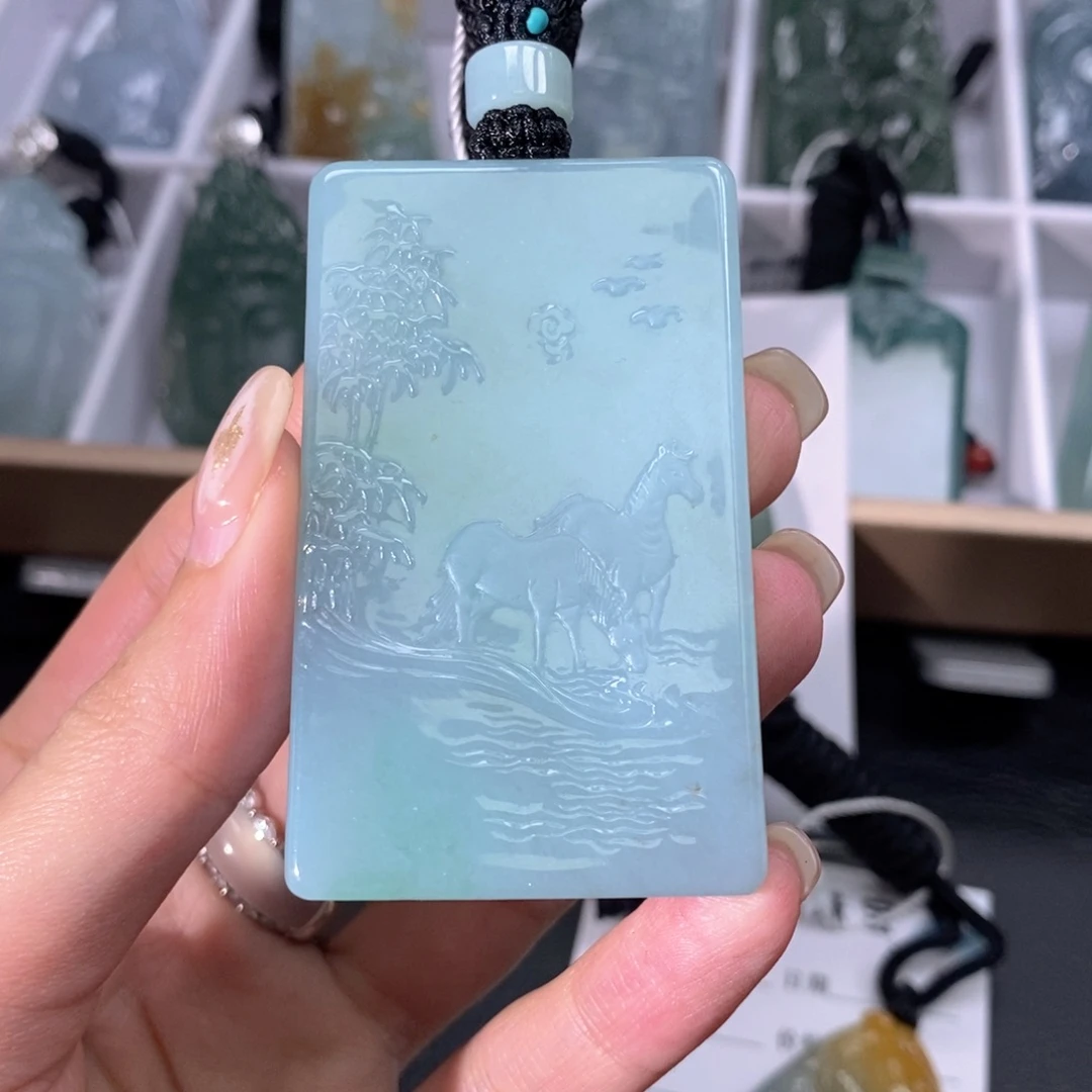 翡翠颈饰未镶嵌手****9翡翠
