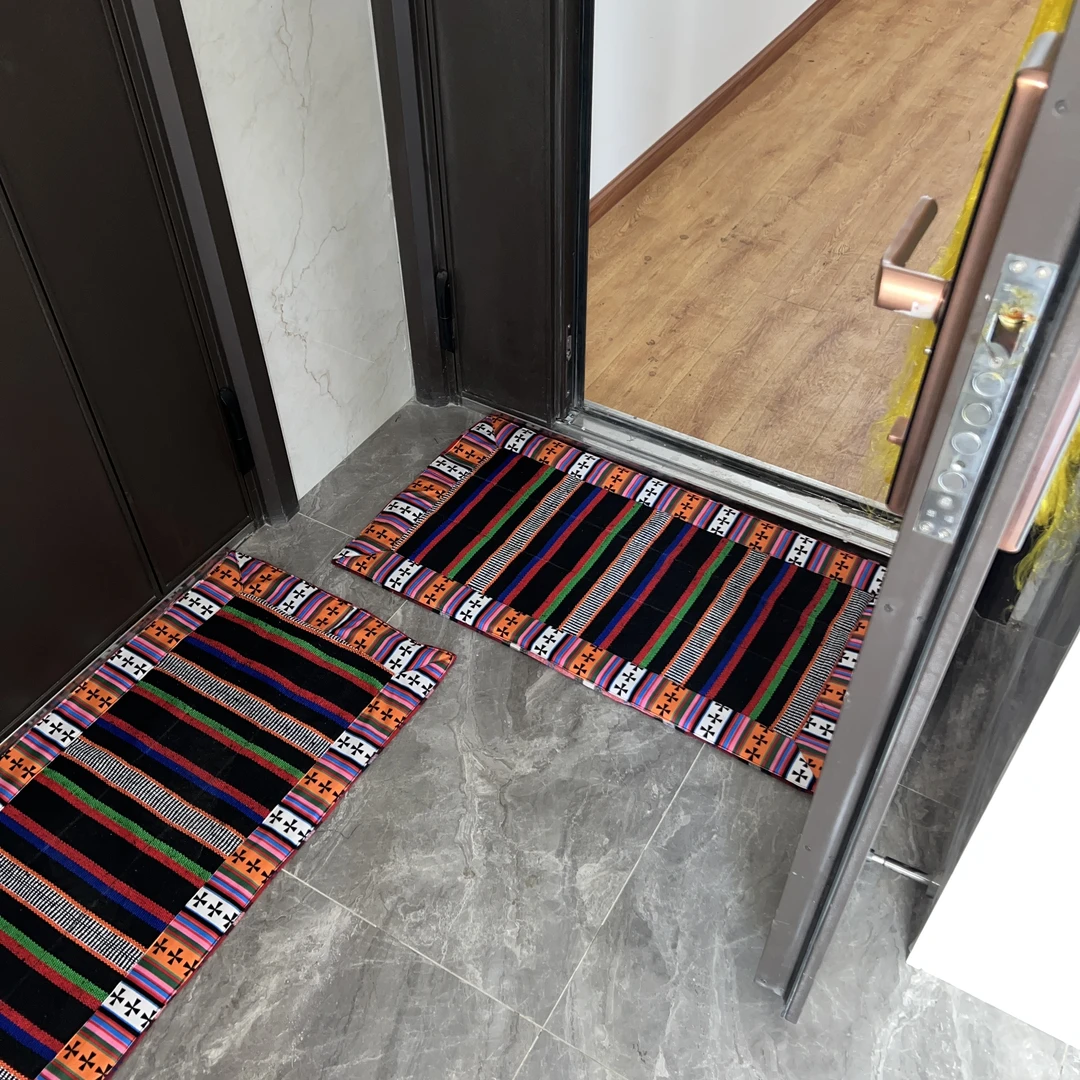 藏式风格高端入户玄关门垫家用舒适美观吸水浴室地垫