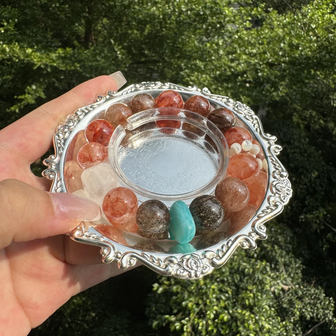 晶喜（金秋）天然红胶花，黑金超水晶多样性发货其一D17