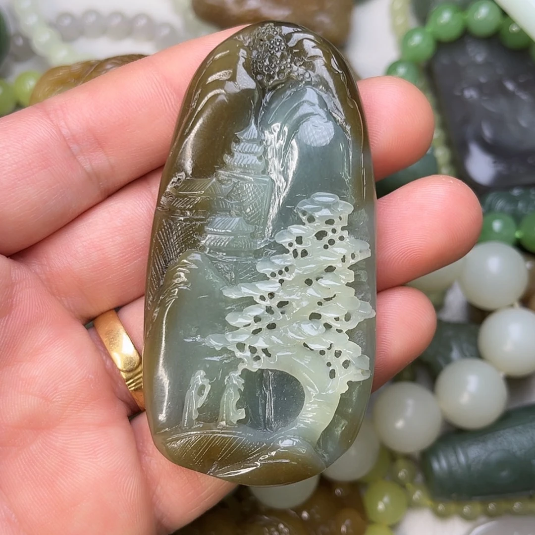 【闪购商品】和田玉（糖玉）颈饰未镶嵌