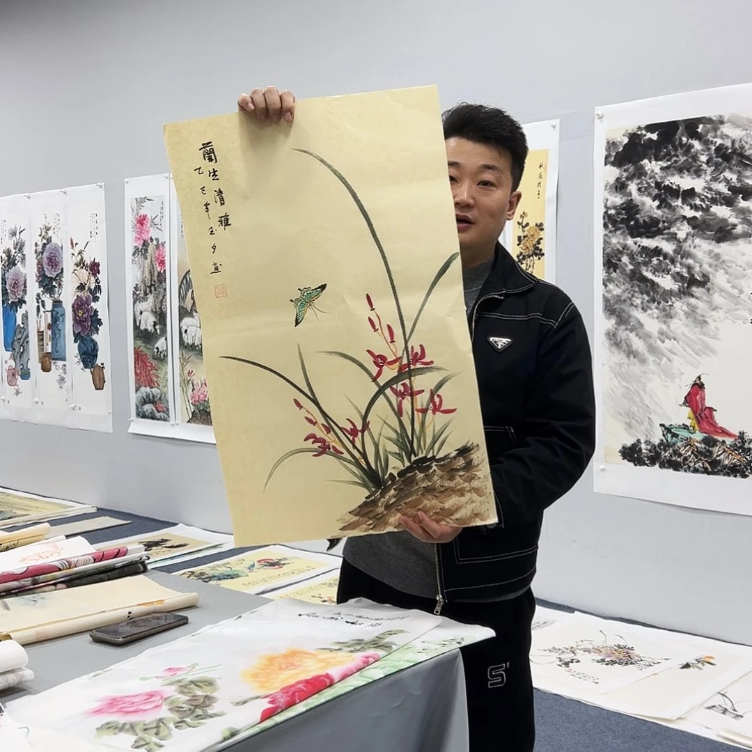 国画国画作品宣纸纯手绘