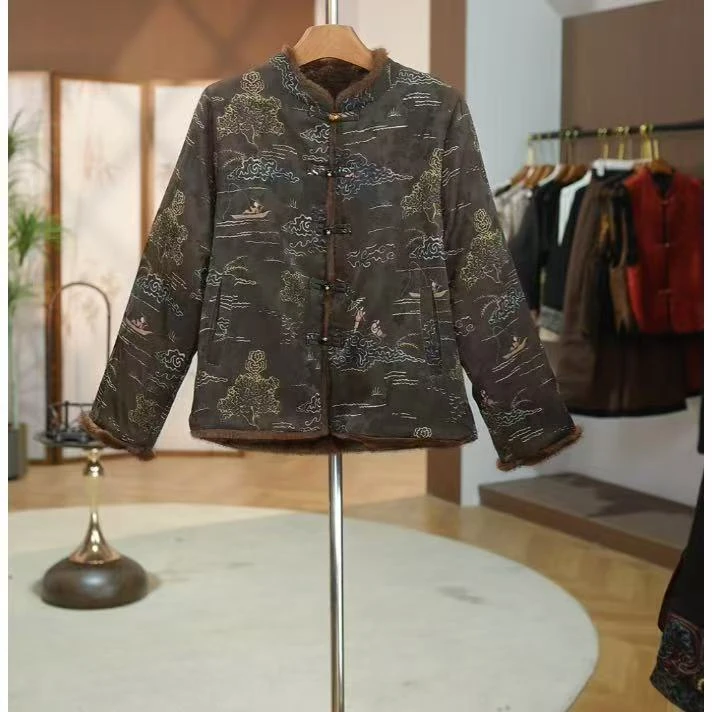 【熹潮】新款中式双面双穿外套高级洋气