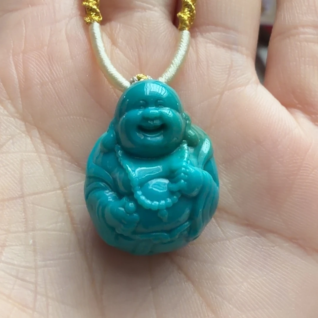 绿松石未镶嵌颈饰