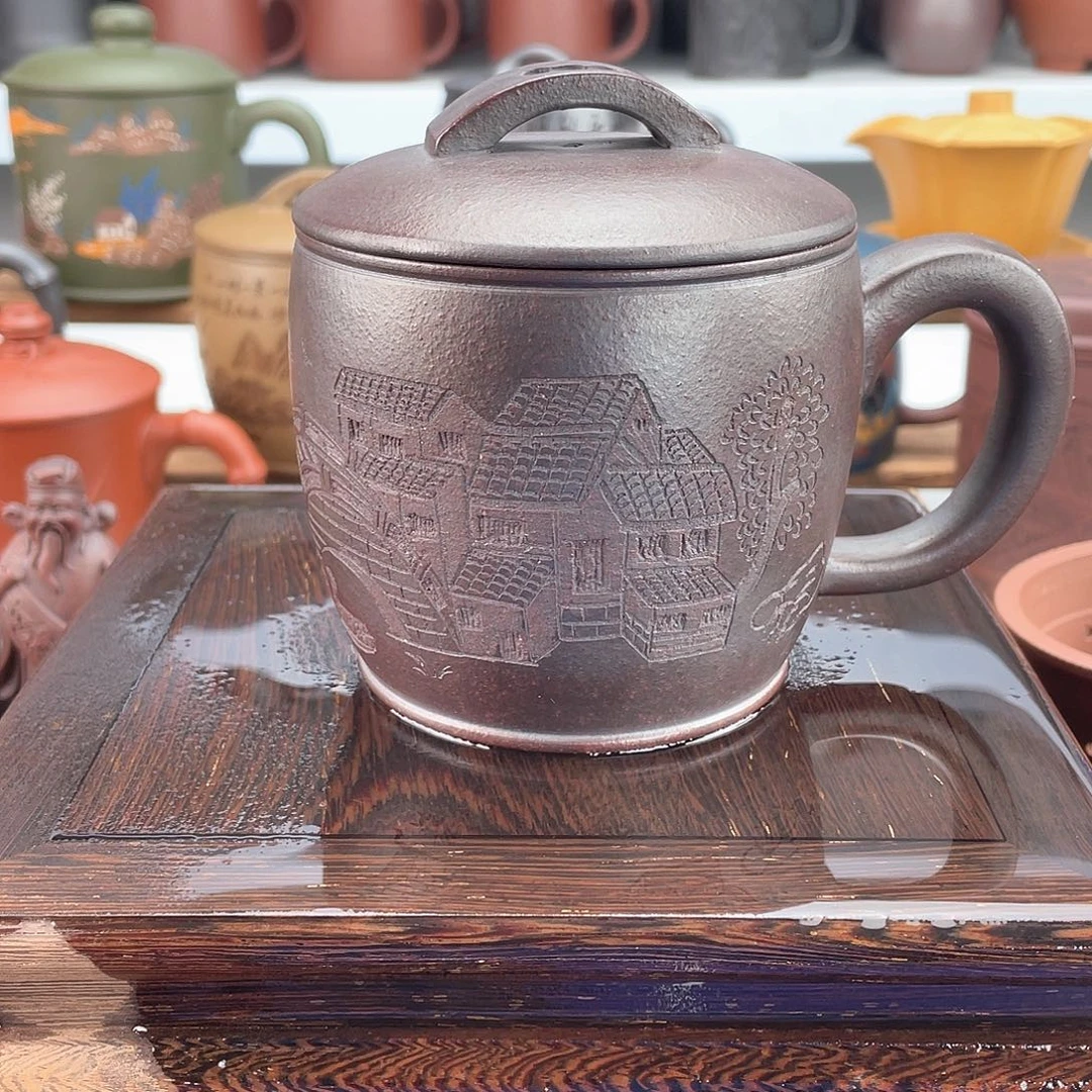 紫砂茶杯高档紫砂茶具