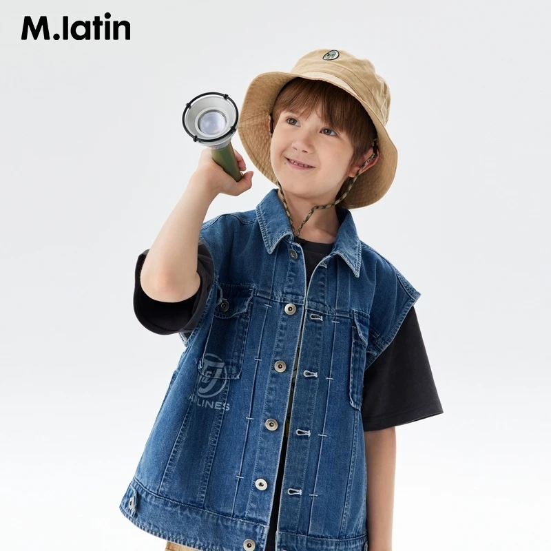 【马叔叔心选X猫和老鼠】马拉丁童装儿童外套秋新款男大童美式复古