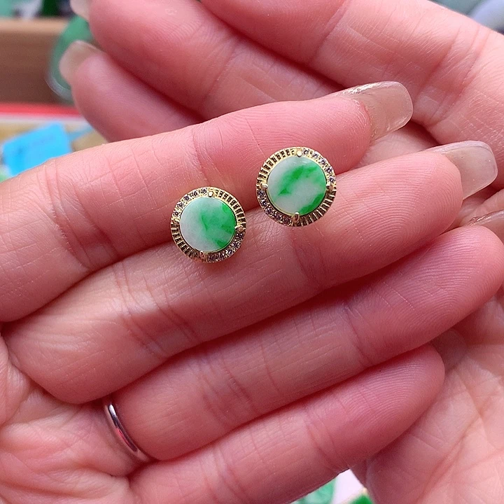 翡翠颈饰银S925镶嵌翡翠