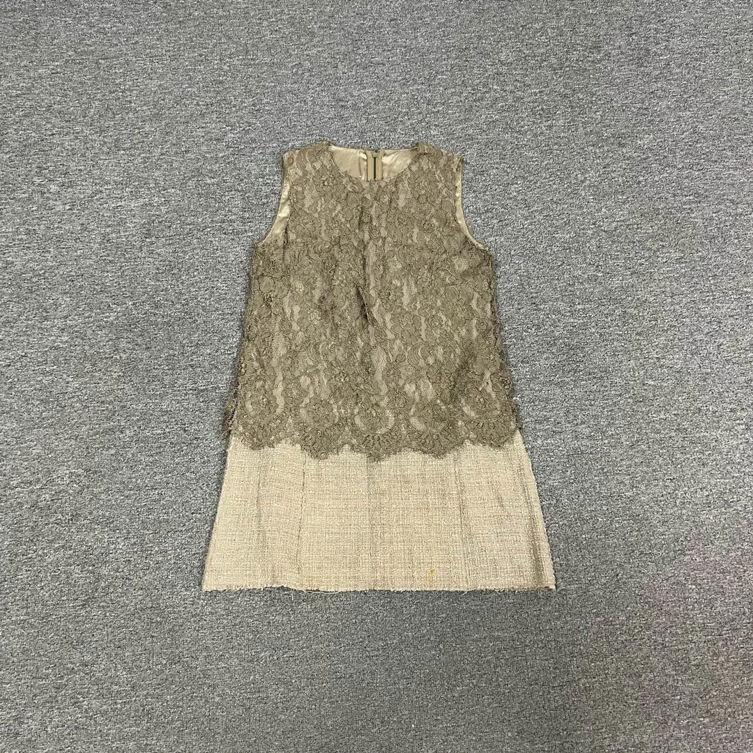 99新 maje DG 蕾丝 拼接 连衣裙 42码