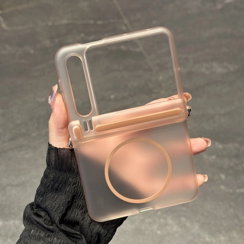 适用华为purax手机壳磁吸中轴pura x磨砂散热PC阔折叠屏保护硬套