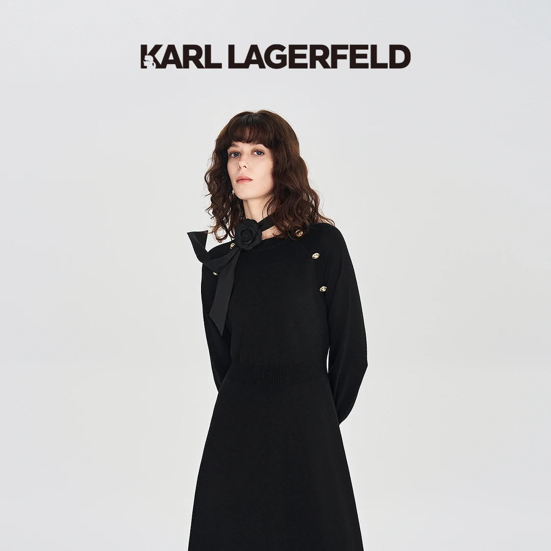 【婷婷专属】KARLLAGERFELD秋季新款连衣裙M27E1345