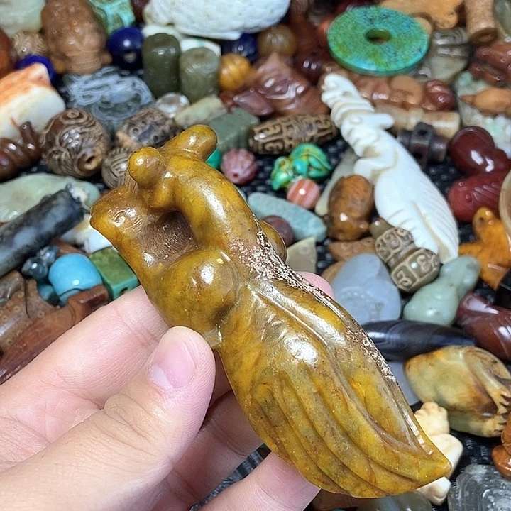 和田玉未镶嵌颈饰159
