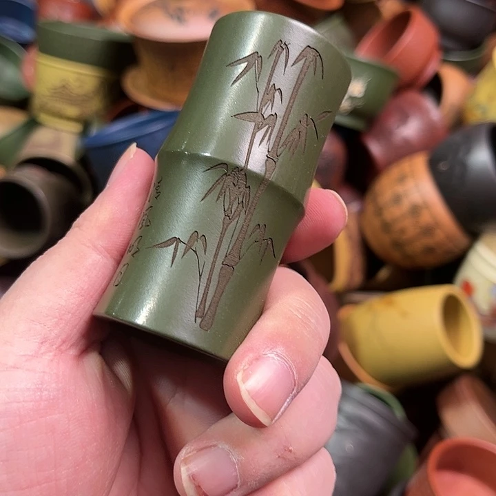 紫砂茶杯全手工紫砂主人杯