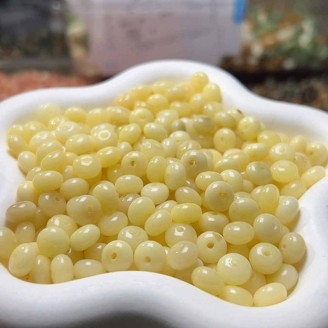 菩提根/象牙果吊坠微瑕9奶黄算盘200颗