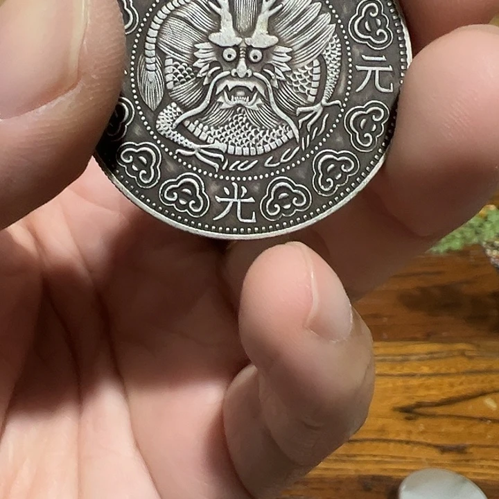 （一家臻藏）可吸翻可吹响龙洋工艺品 精选摆件