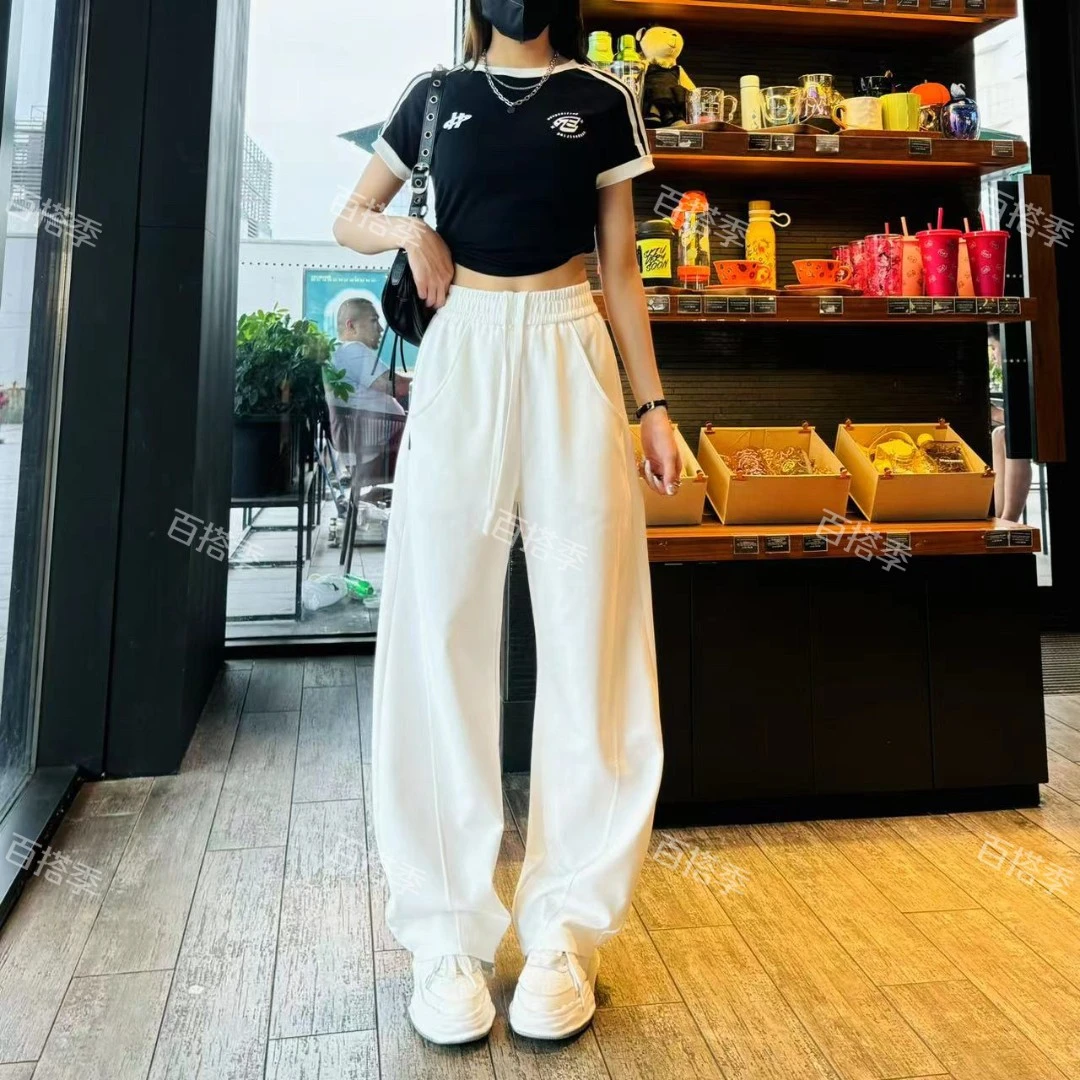 工厂店一夏季薄款冰感棉香蕉裤2.0版垂感凉爽透气百搭阔腿宽松