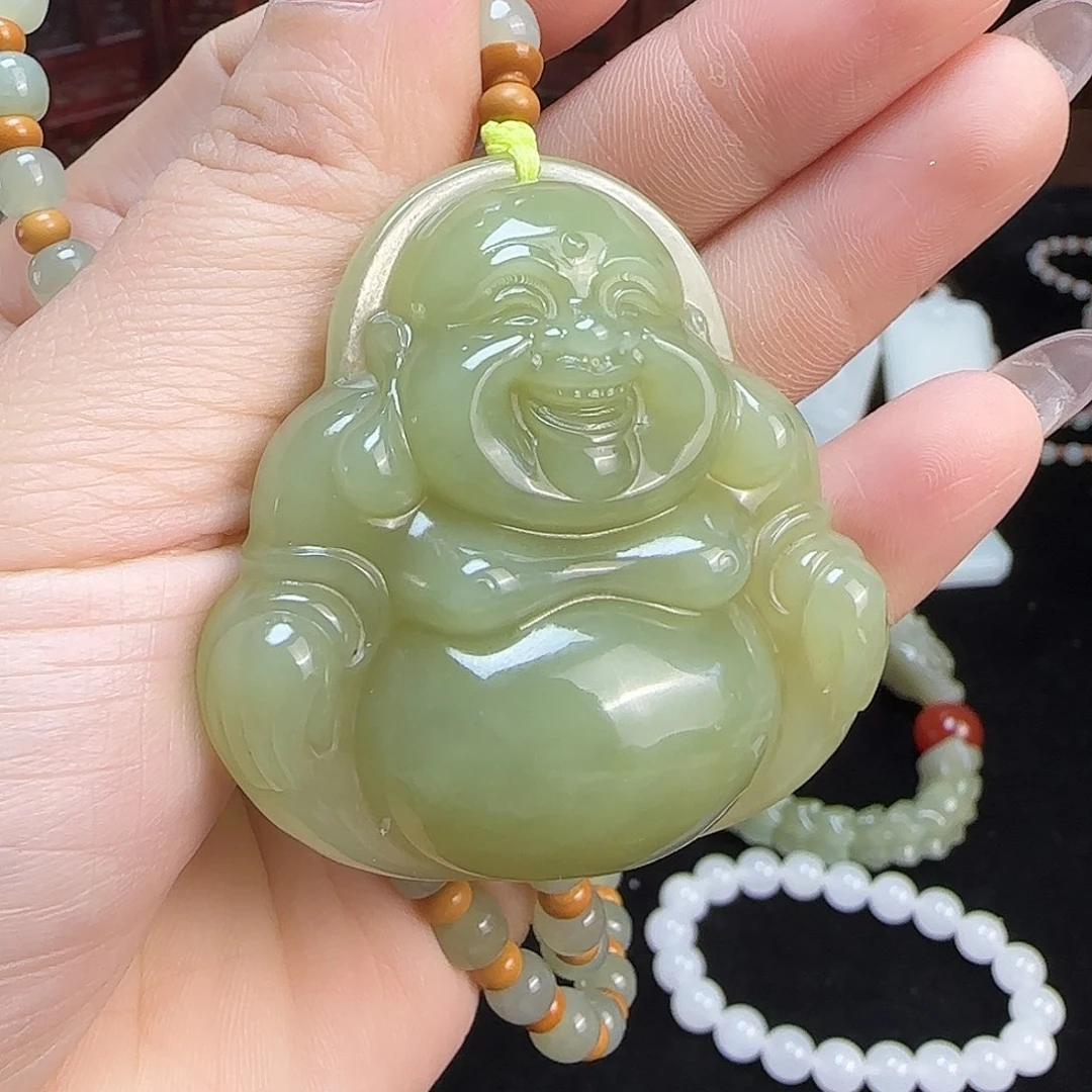 和田玉未镶嵌颈饰定制发货