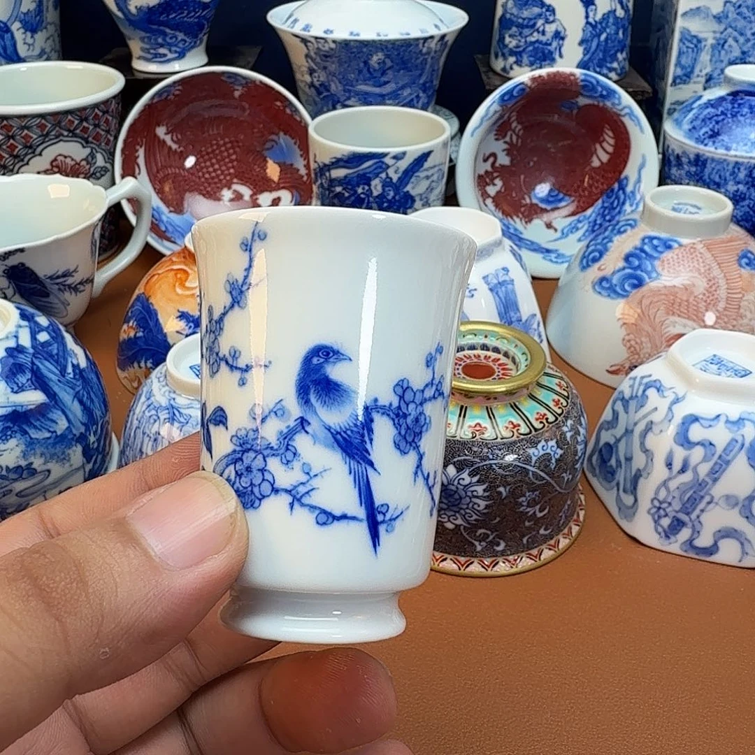 杯子景德镇全手工手绘陶瓷