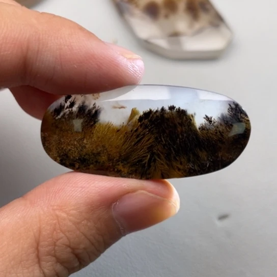 玛瑙/玉髓颈饰未镶嵌钟*