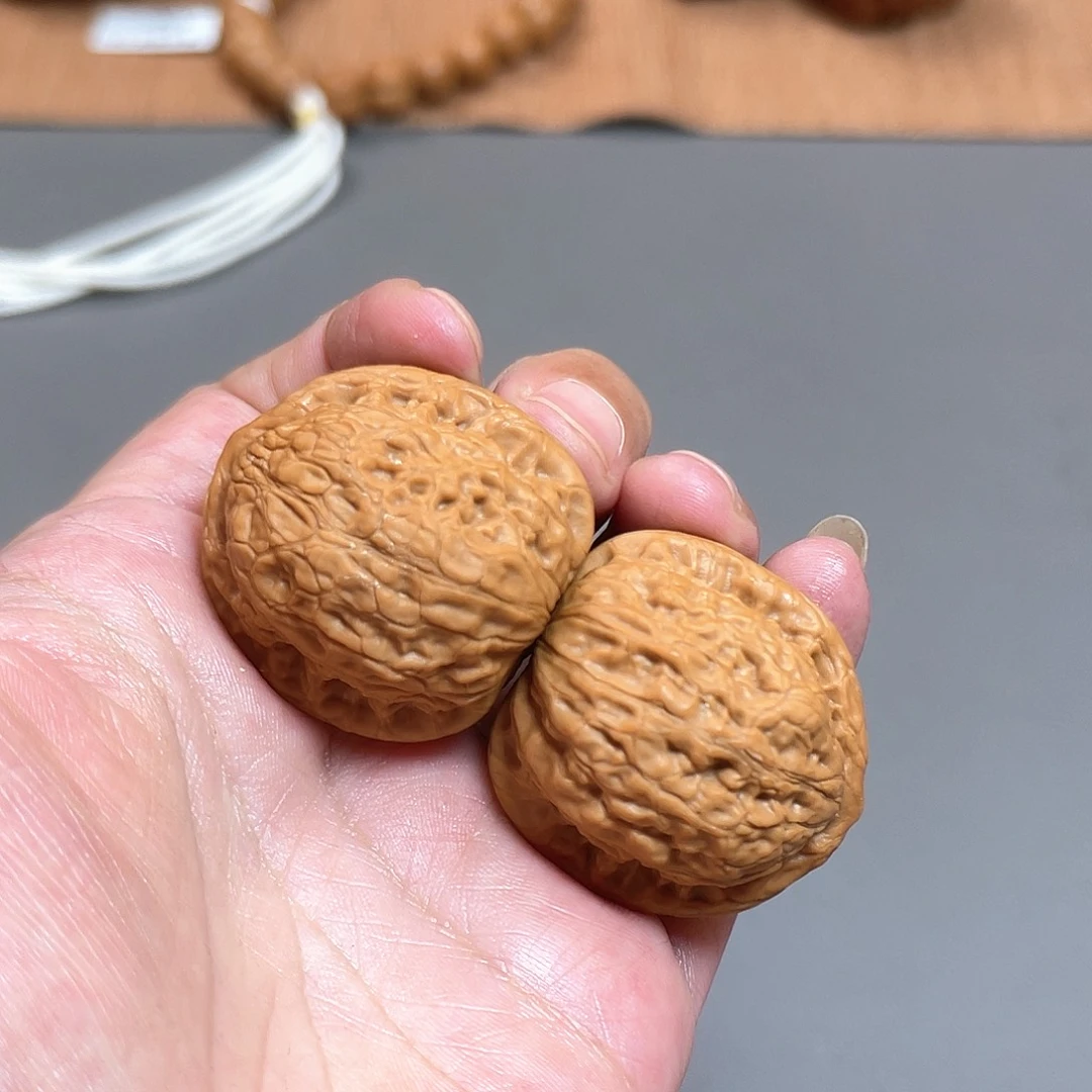 桃核把件34×32尺精修打底野生夜明珠XM3186