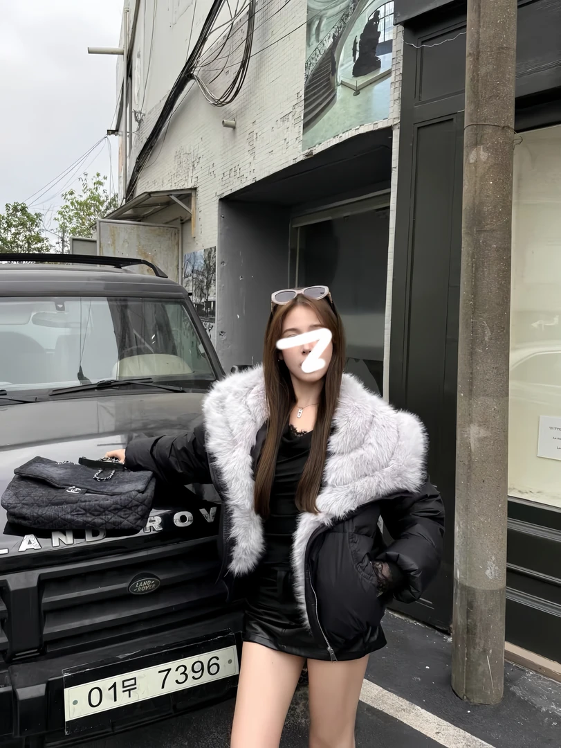 蕊总【过冬神器】美式复古冬季保暖毛毛外套女韩版宽松西装领大衣