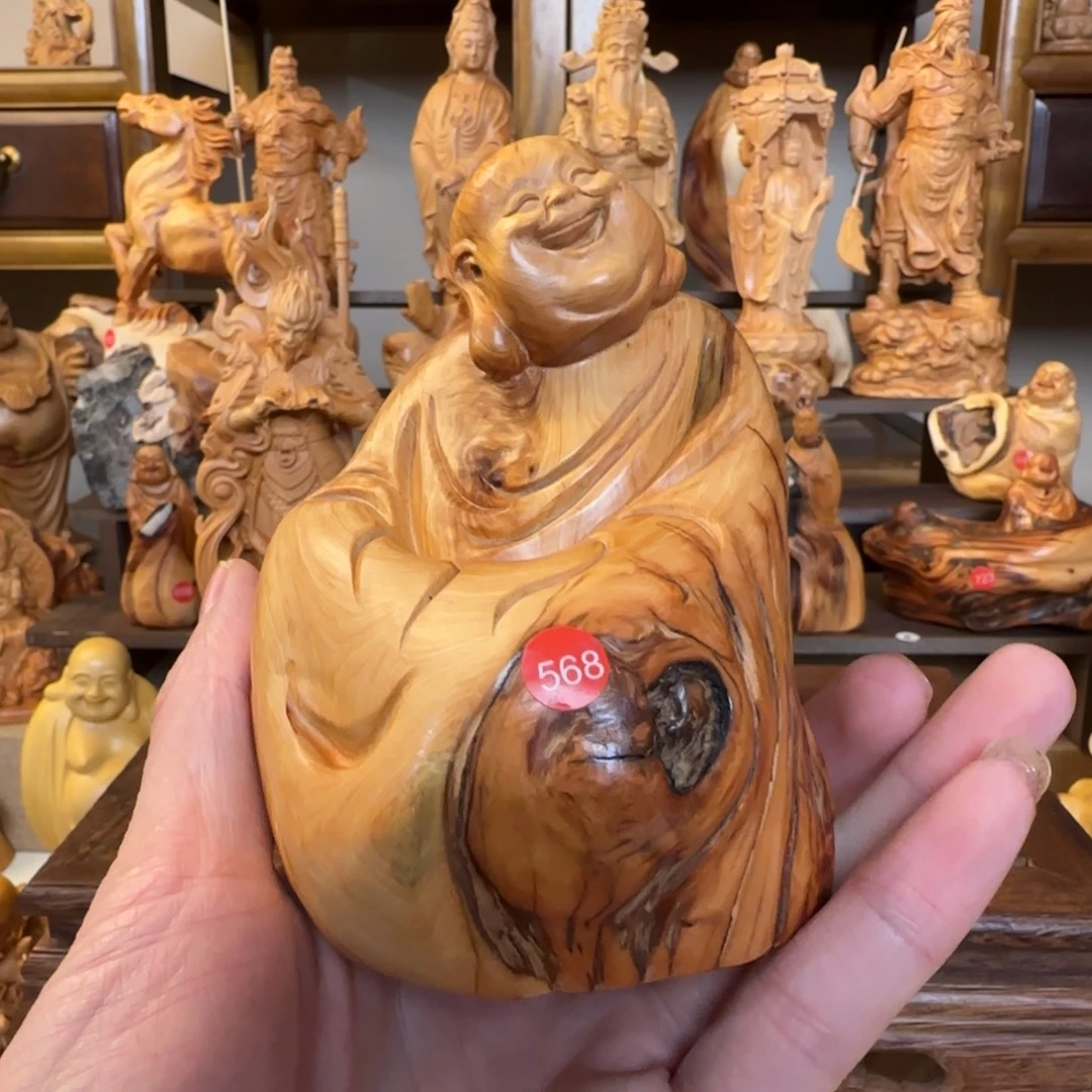 崖柏小木匠艺雕一物一拍