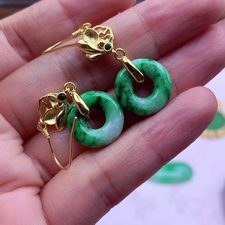 翡翠颈饰银S925镶嵌翡翠