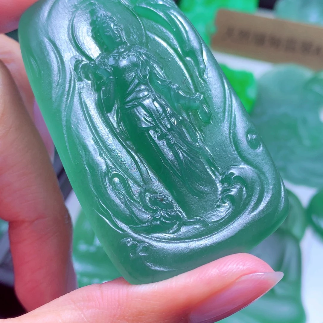 巴****定制翡翠未镶嵌天然