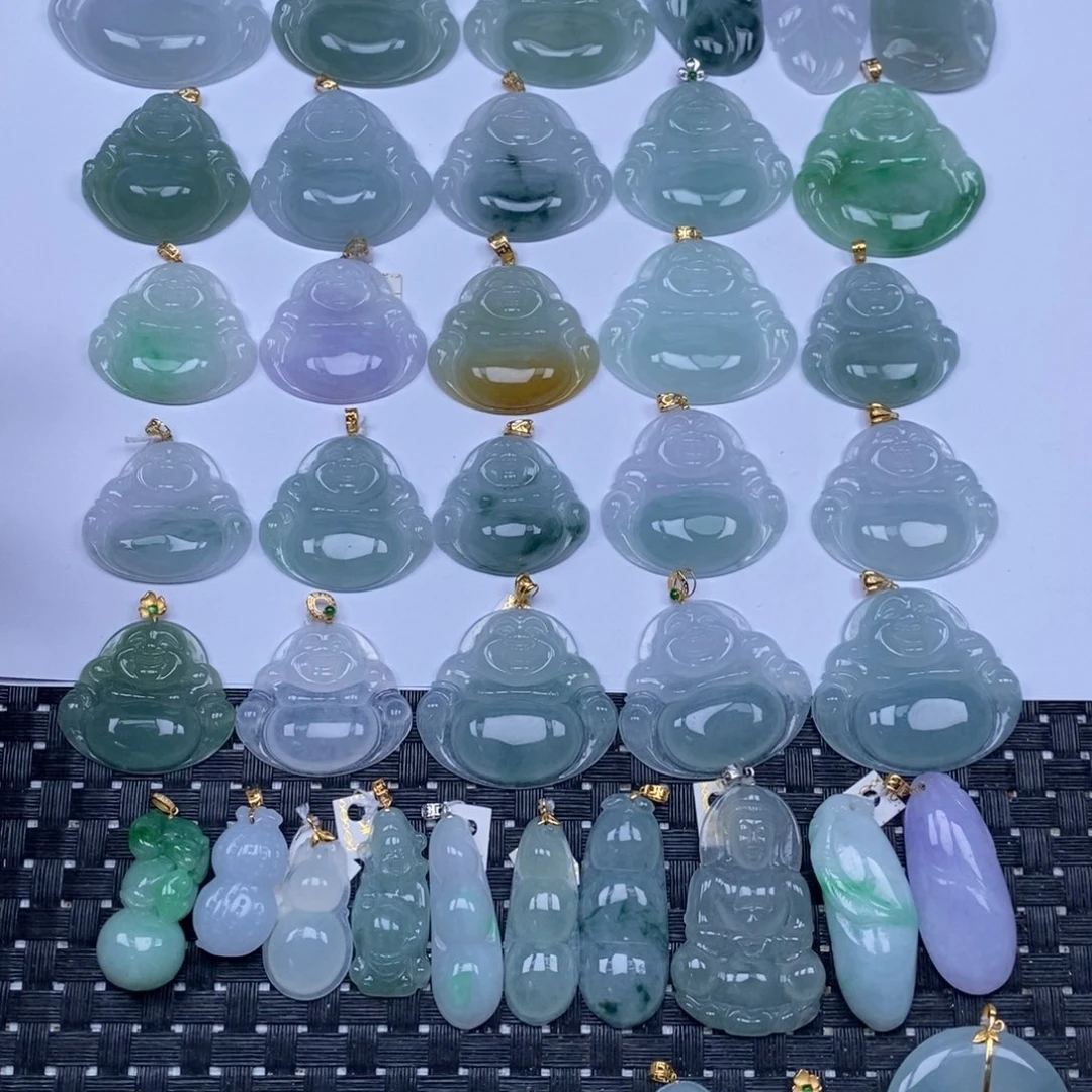 翡翠未镶嵌颈饰天然翡翠