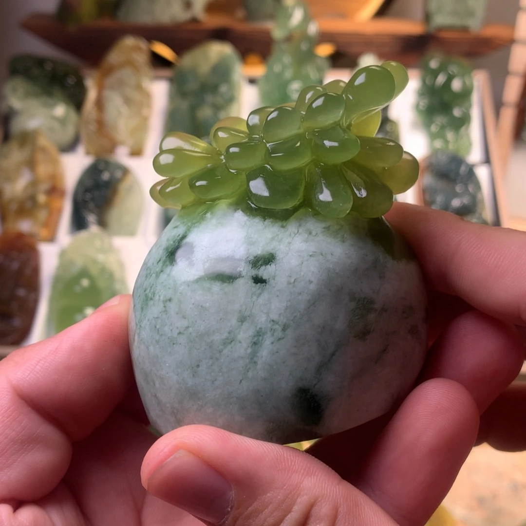 岫玉未镶嵌岫玉小摆件