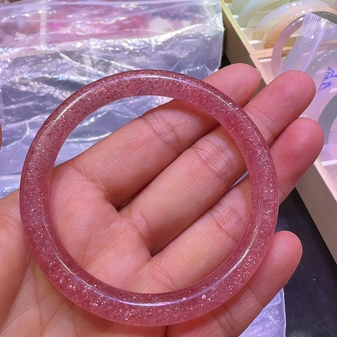 黄晶手镯未镶嵌小***酒