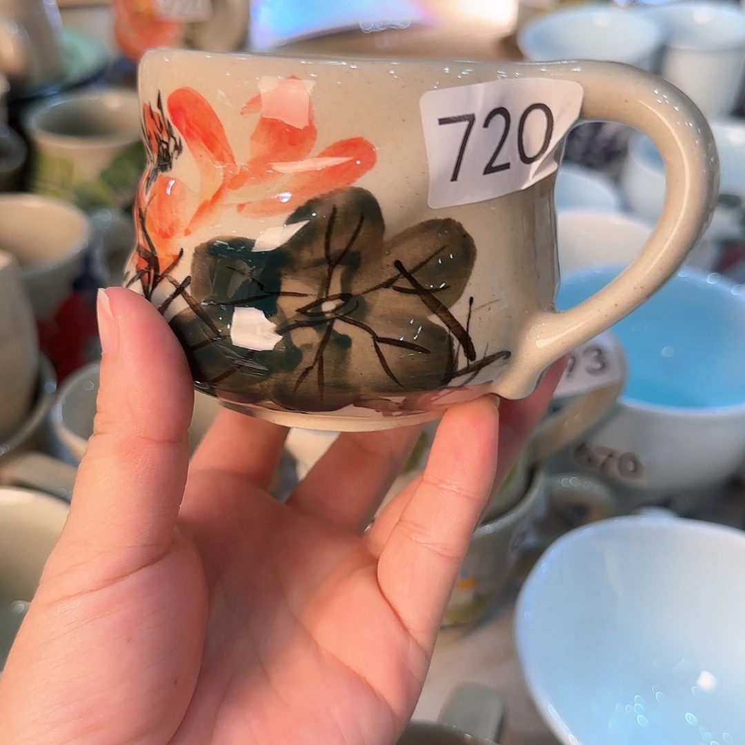 杯子景德镇陶瓷高温杯子720