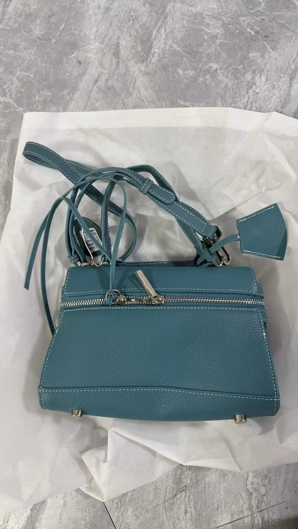 【点点福利】12629蓝色【清货有瑕】时尚轻奢百搭气质女包