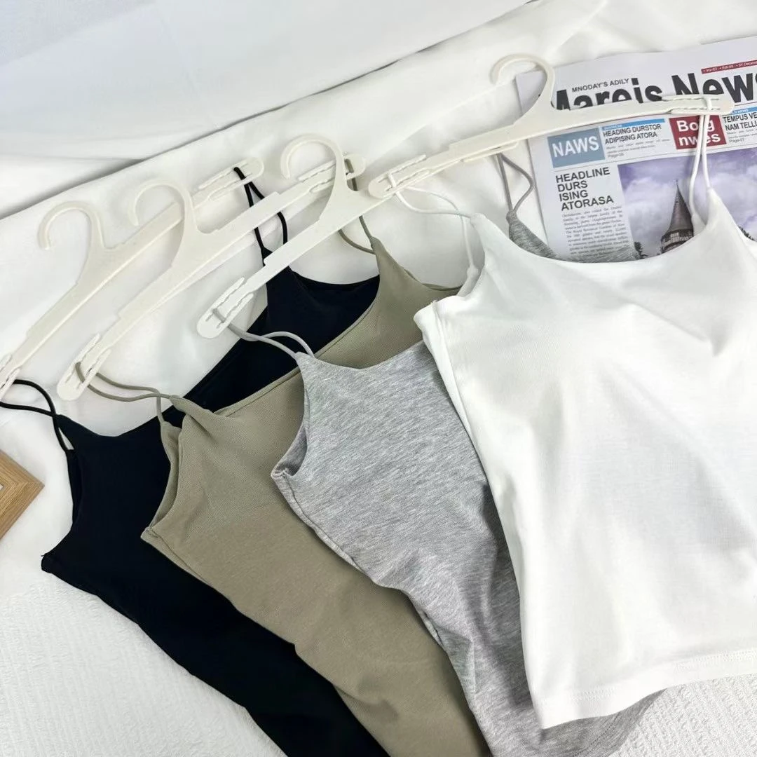 吊带女细肩带蕾丝聚拢一体杯性感女神防走光百搭美背运动瑜伽吊带