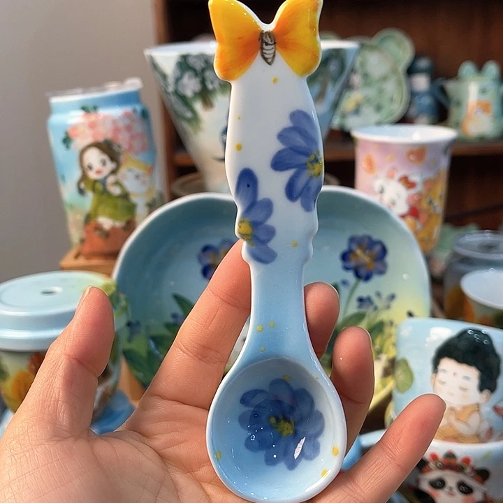 陶景德镇釉下手绘陶瓷