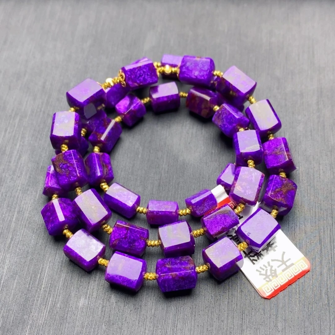 苏纪石（舒俱来）18K金镶嵌项链