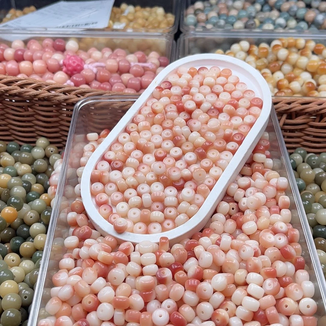 白玉菩提吊坠q9mm/50+10颗