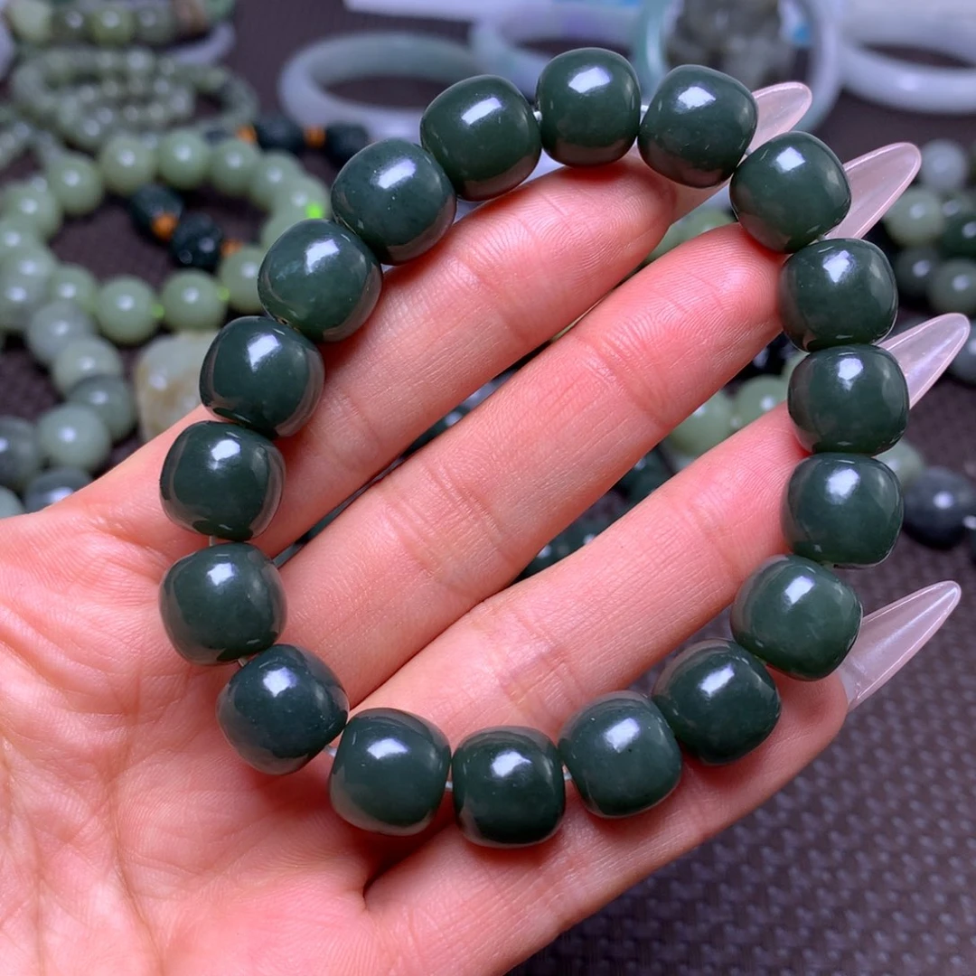 未镶嵌手串和田玉卡12