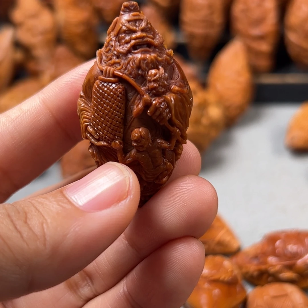 合***厅橄榄核手串/手链核雕