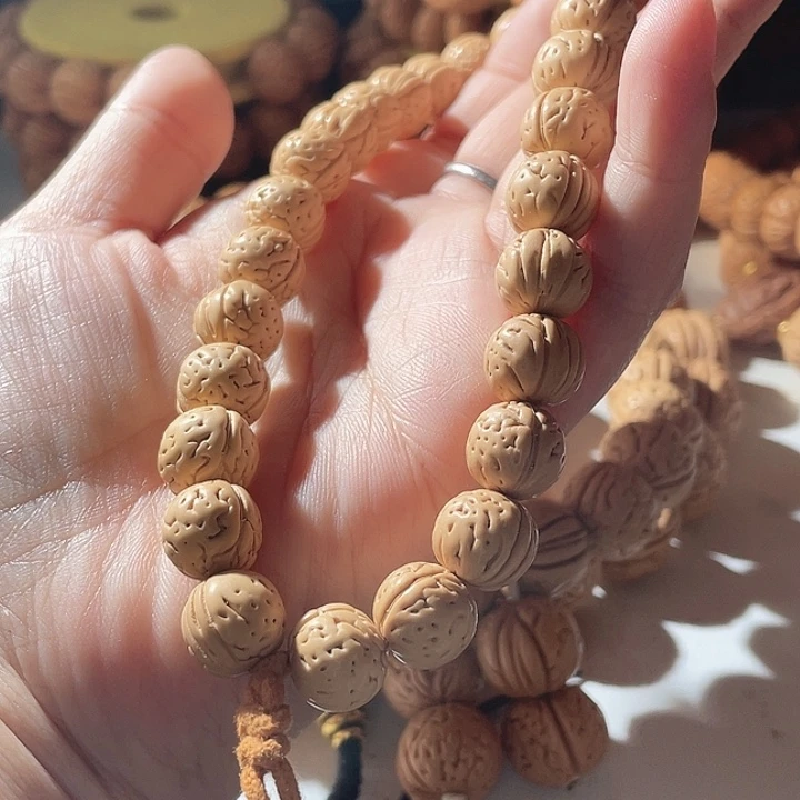 桃核吊坠桃核手串野生34