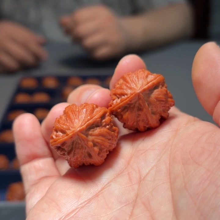 吊坠文玩核桃三棱6980