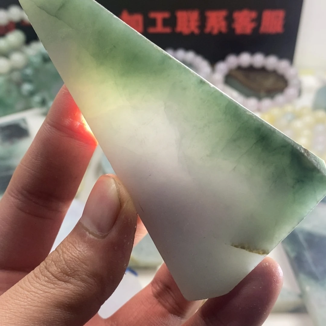 翡翠散珠天然缅甸翡翠a货22