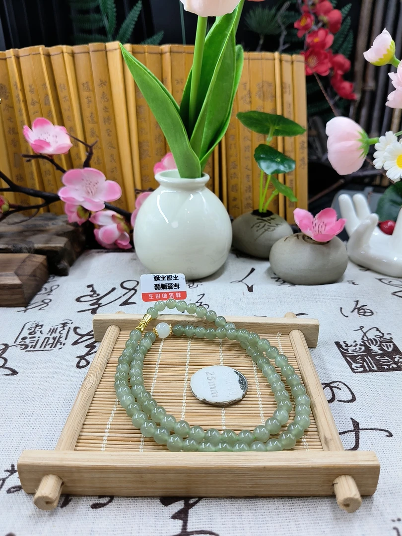 （9.18一哥专属）YF-9971和田玉项链6MM多样性发其一