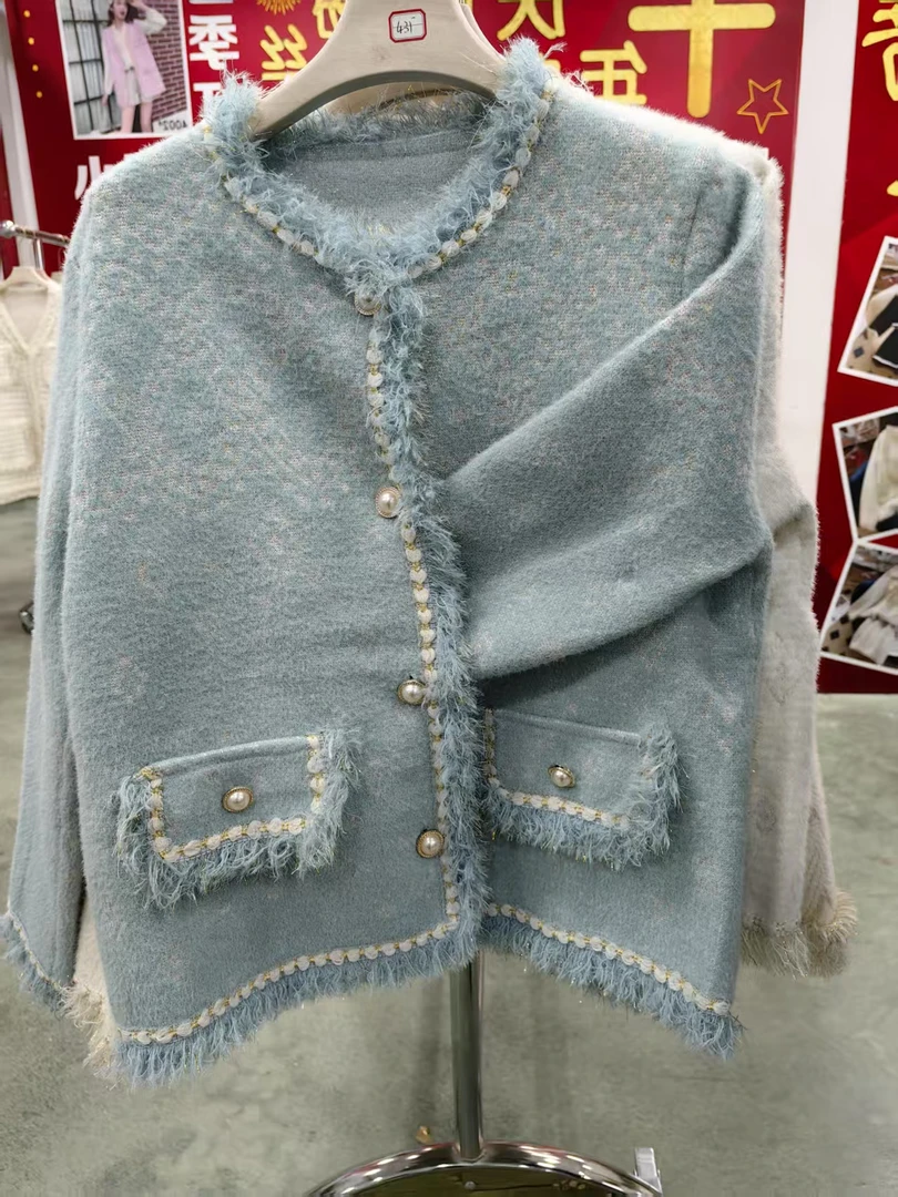 新款时尚潮流网红女士小香风外套秋季女外套-6666