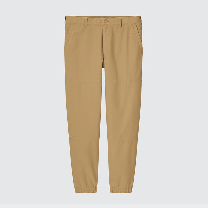 试衣间剪b！工装裤男女春秋重磅纱卡水洗薄款宽松休闲九分束脚裤