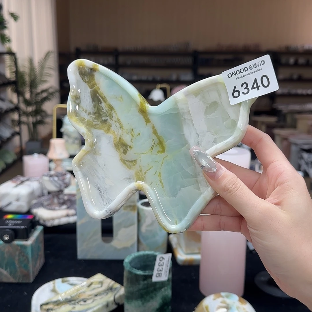 石材6340 马尔代夫蓝大蝴蝶