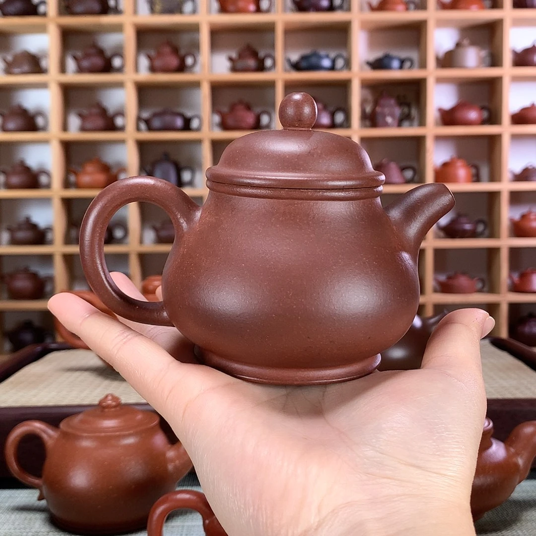 紫砂潘壶紫砂壶手工制作