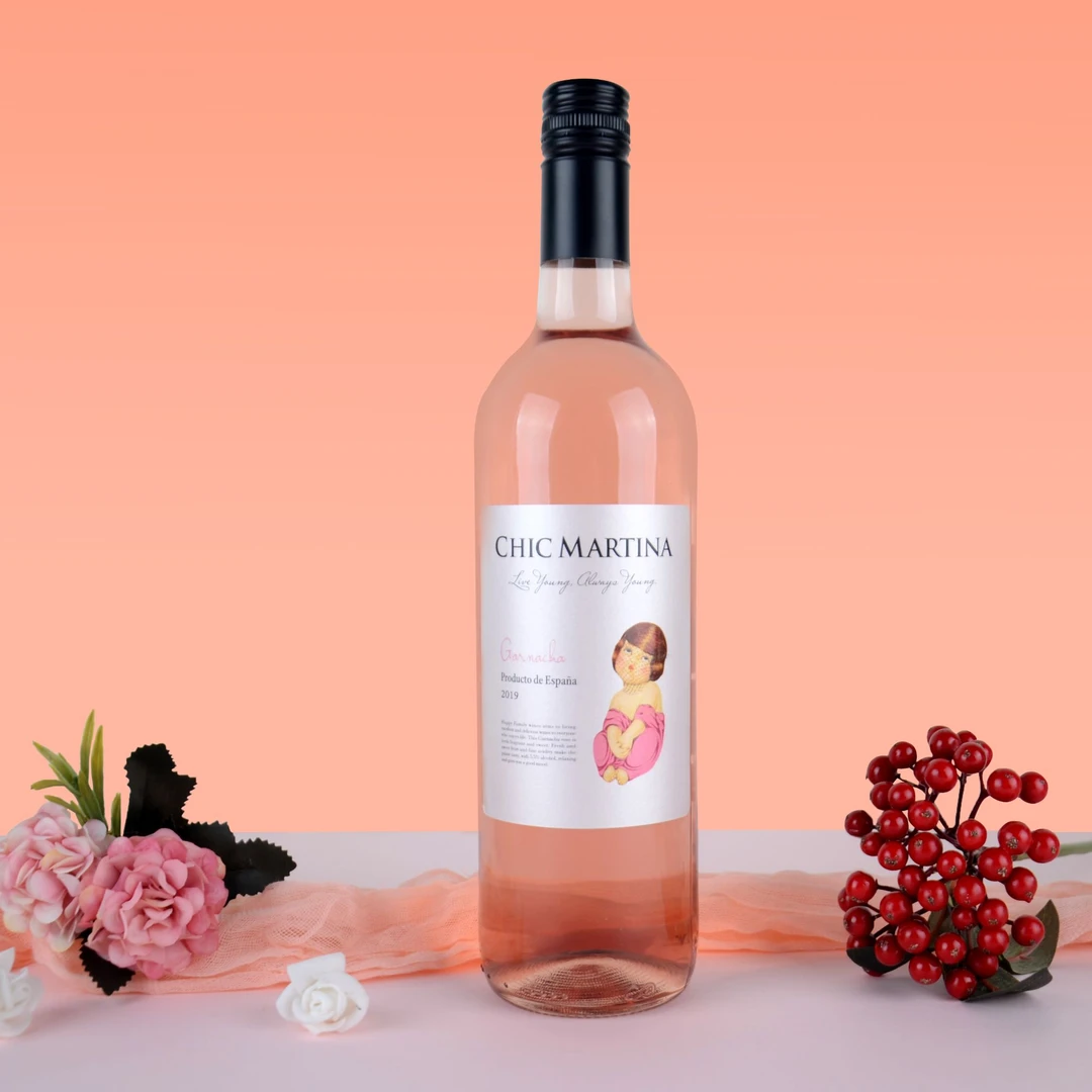 西班牙原瓶原装进口/玛丁娜宠姨/玫瑰车厘子/低度微醺