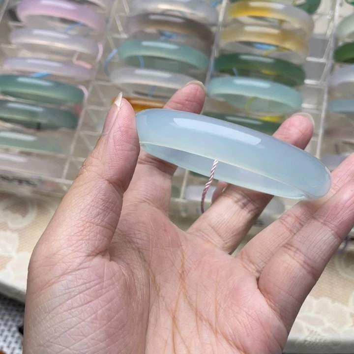 玛瑙/玉髓合金手镯56圈口