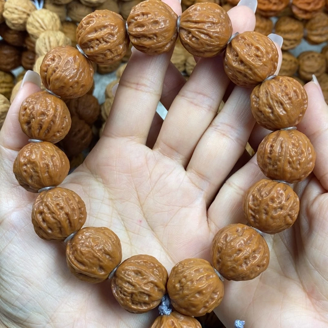 桃核吊坠绣球手持